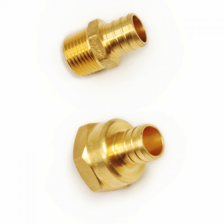 CrownPEX DZR Brass NPT Adapters