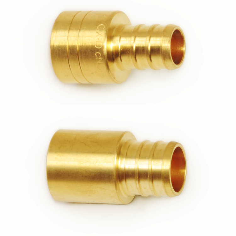 CrownPEX DZR Brass Sweat Adapters