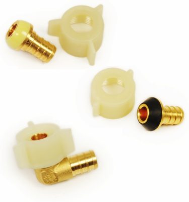 CrownPEX DZR Brass Swivel Adapters